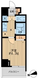 HF早稲田レジデンス 203 間取り図