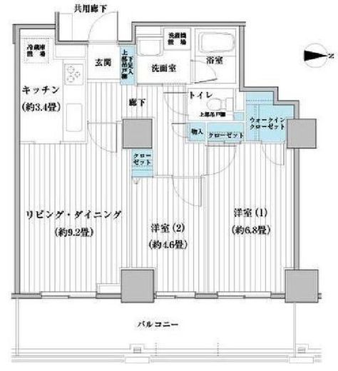 ベルタワー 606 間取り図
