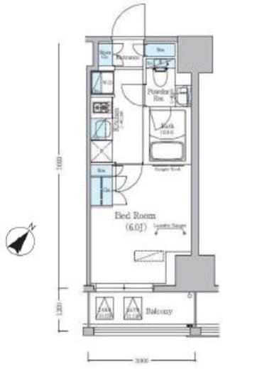 アーバネックス旗の台 1204 間取り図
