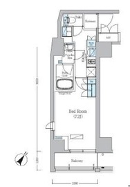 アーバネックス旗の台 206 間取り図