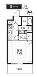 PEAKS神田 704 間取り図