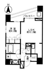 プライア渋谷 11階 間取り図