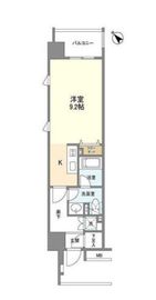 クリオ五反田 1508 間取り図