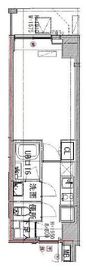 S-RESIDENCE清澄白河 (エスレジデンス清澄白河) 201 間取り図