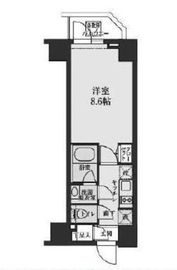 S-RESIDENCE清澄白河 (エスレジデンス清澄白河) 306 間取り図