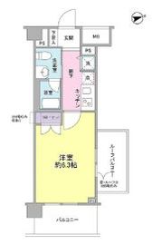 カルディア西馬込 405 間取り図