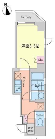 グランデュオ本郷 502 間取り図