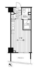 Ti-HIGASHIAZABU 306 間取り図