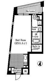 クロスレジデンス三宿 318 間取り図