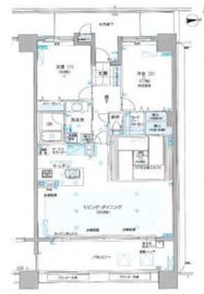 ロイヤルパークス荻窪 419 間取り図