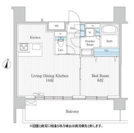 エトワール飯田橋 701 間取り図