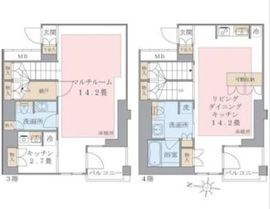 ブリリアイスト東雲キャナルコート 336 間取り図