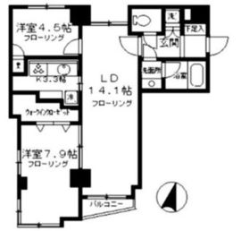 KDXレジデンス日本橋浜町 603 間取り図