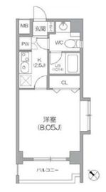 ルクレ森下レジデンス 402 間取り図