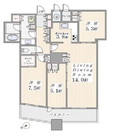 ザ・パークハウス西新宿タワー60 31階 間取り図