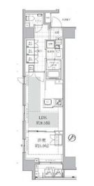 オープンレジデンシア日本橋横山町 8階 間取り図