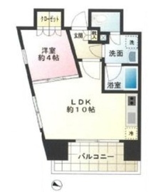 クレヴィア文京白山 3階 間取り図