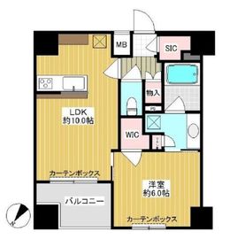 グリーンパーク日本橋蛎殻町 4階 間取り図