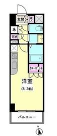 エスティメゾン大井仙台坂 505 間取り図