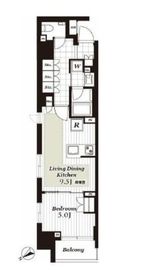 オープンレジデンシア日本橋横山町 12階 間取り図