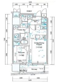 ミレアコート銀座プレミア 302 間取り図