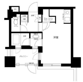 クオリア広尾 2階 間取り図