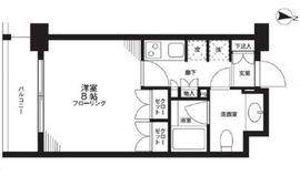 オーキッドレジデンス神楽坂 204 間取り図