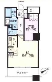 ザ・パークハウス西新宿タワー60 38階 間取り図