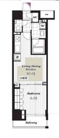 オープンレジデンシア日本橋横山町 9階 間取り図