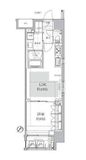オープンレジデンシア日本橋横山町 2階 間取り図