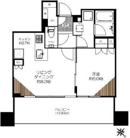 スカイフォレストレジデンス　タワー&スイート 22階 間取り図