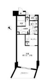 イトーピア神宮外苑エストゥディオ 3階 間取り図