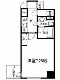 S-RESIDENCE日本橋浜町 (エスレジデンス日本橋浜町) 201 間取り図