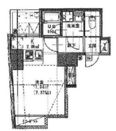 S-RESIDENCE日本橋浜町 (エスレジデンス日本橋浜町) 703 間取り図