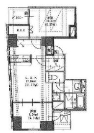 S-RESIDENCE日本橋浜町 (エスレジデンス日本橋浜町) 902 間取り図