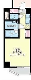 S-RESIDENCE新宿イースト (エスレジデンス新宿イースト) 601 間取り図