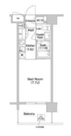 コンフォリア南砂町 1304 間取り図