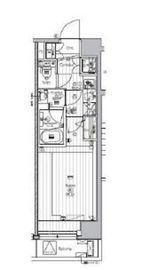 プレミアムキューブジー上野 5階 間取り図