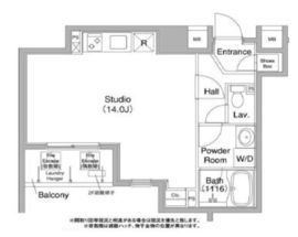 コンフォリア銀座イースト 910 間取り図