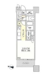 ブリリアタワーズ目黒 14階 間取り図