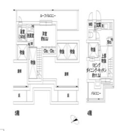 エルスタンザ代々木 410 間取り図