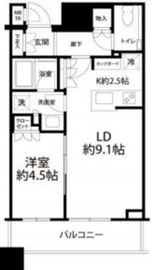 ブリリアタワーズ目黒 10階 間取り図