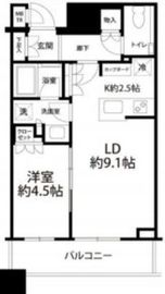 ブリリアタワーズ目黒 11階 間取り図