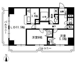 レジディア目白 809 間取り図