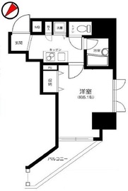 パレステュディオ六本木 10階 間取り図