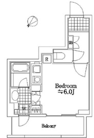 クオリア銀座 8階 間取り図