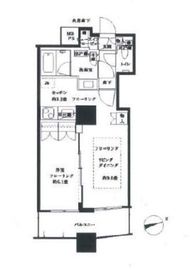 ザ・パークハウス西新宿タワー60 4階 間取り図