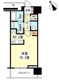 プリズムタワー 16階 間取り図