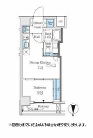 ルーエ中野坂上 402 間取り図