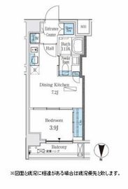 ルーエ中野坂上 202 間取り図